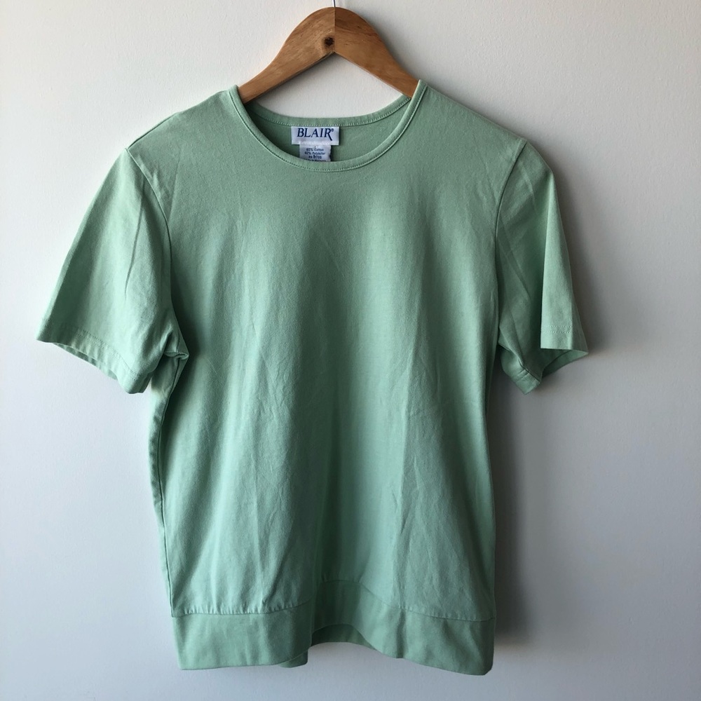 Blair Light Green Casual Tee Shirt